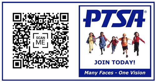 QR code to join PTSA